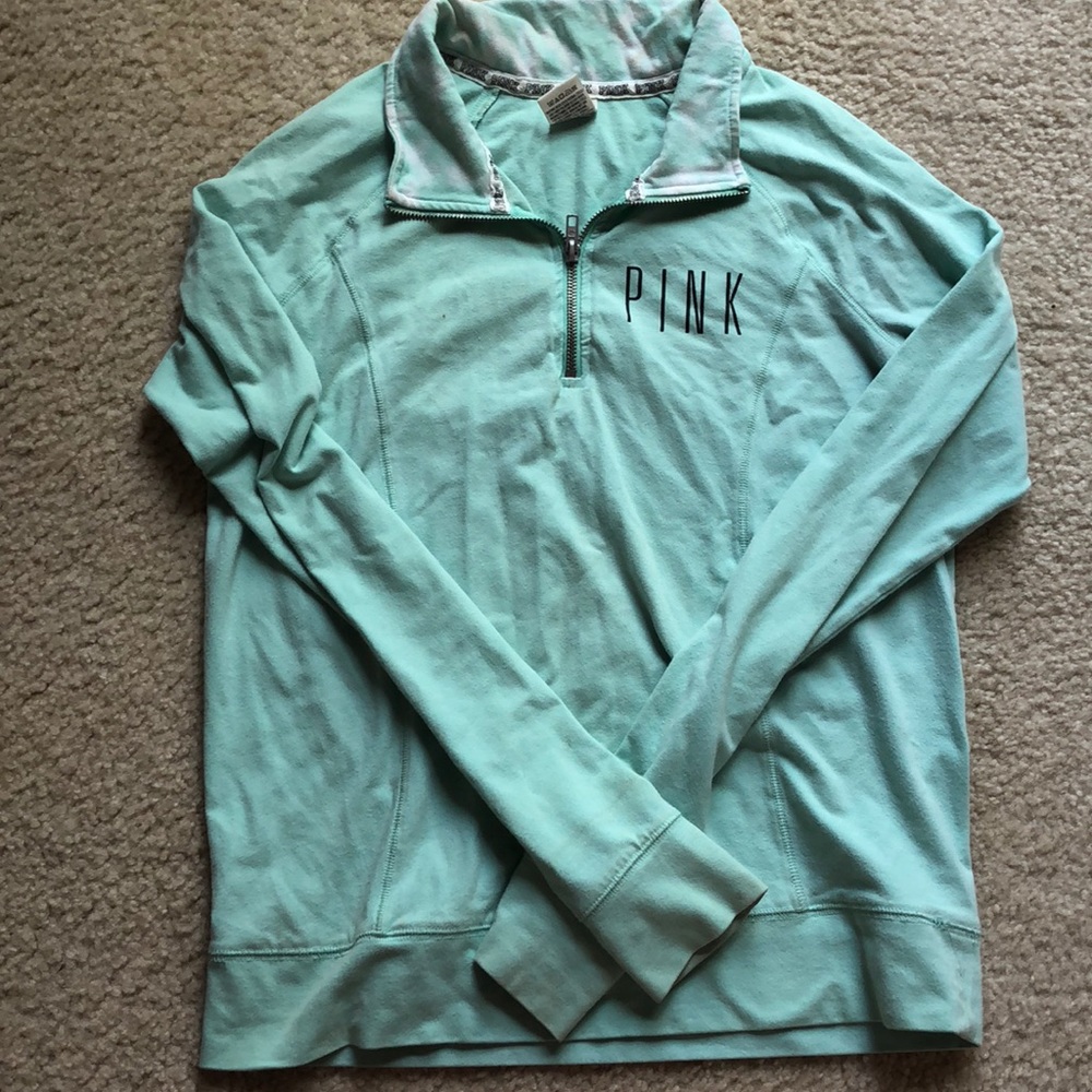 Pink VS Turquoise Half Zip in Medium